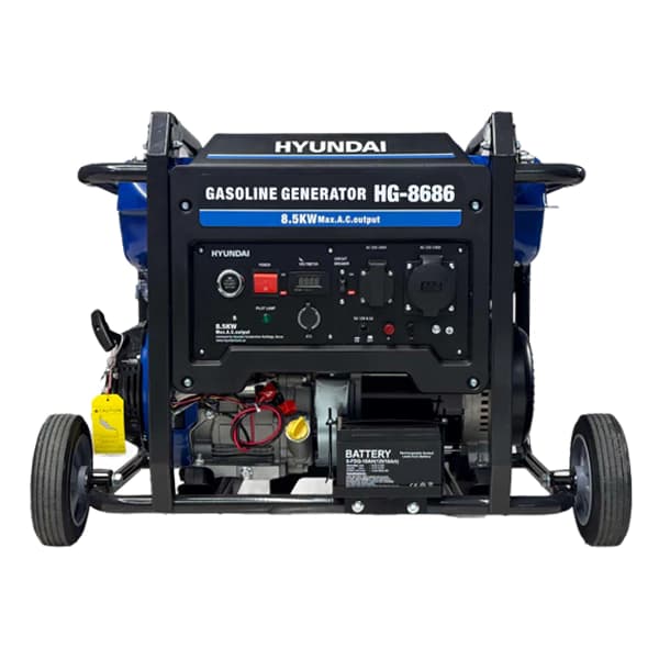 موتور برق هیوندای 8.5 کیلو وات بنزینی مدل HG-8686 — تصویر ۲