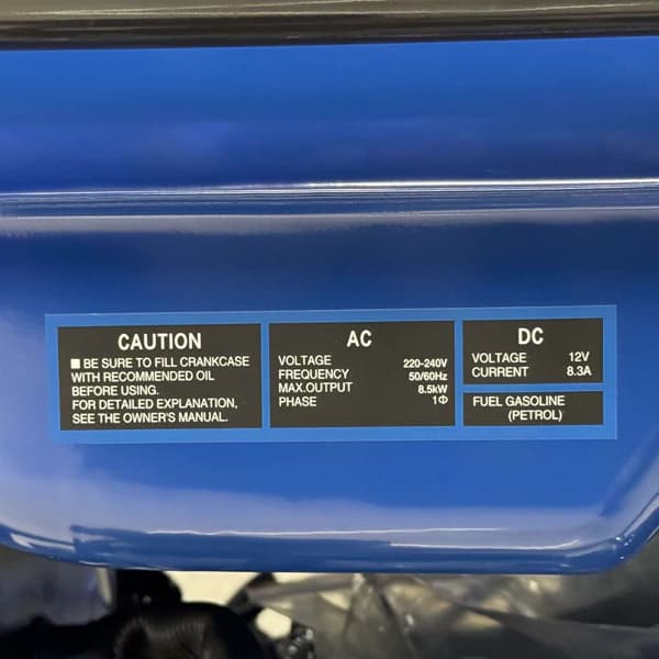 موتور برق هیوندای 8.5 کیلو وات بنزینی مدل HG-8686 — تصویر ۴