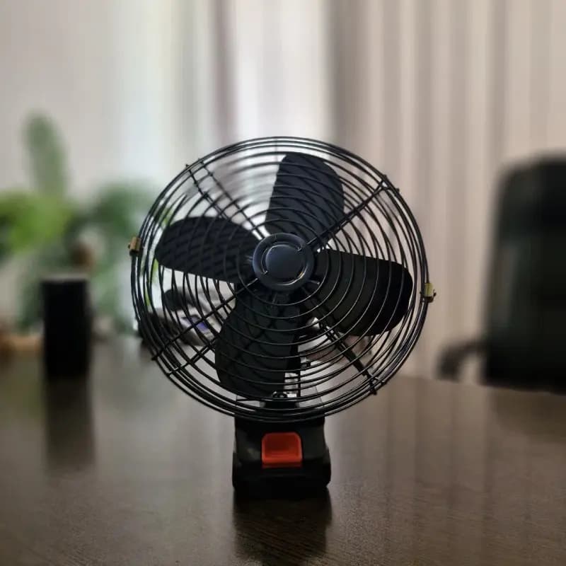 پنکه شارژی قابل حمل ۴۸ ولتی ضد آب — تصویر ۲