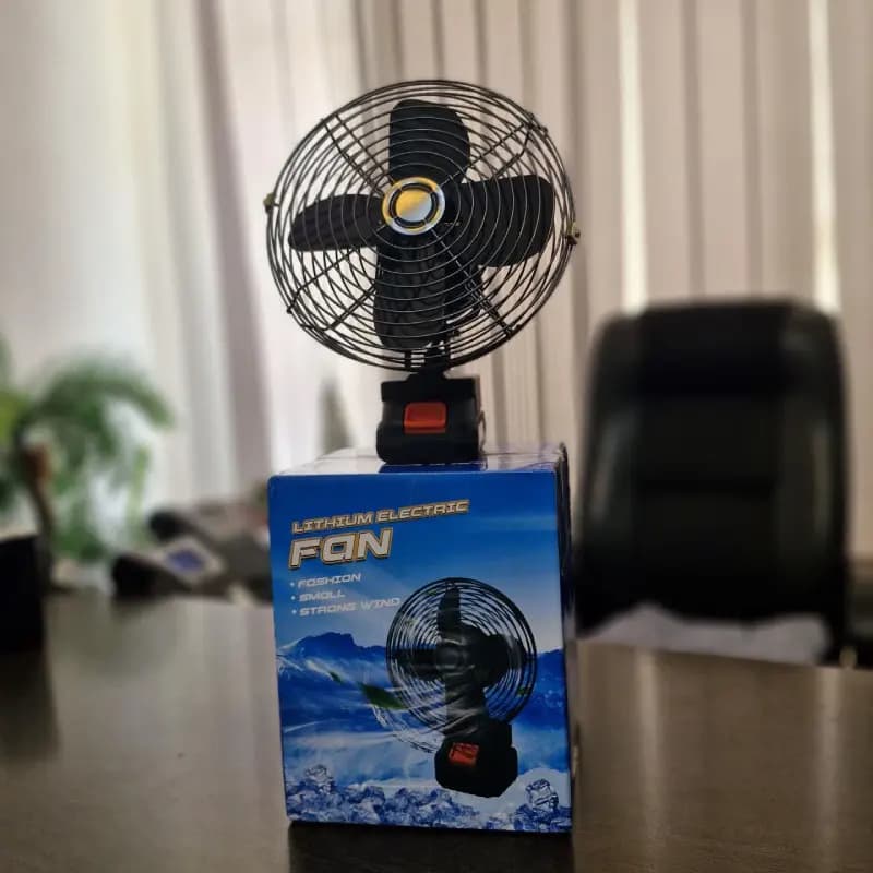 پنکه شارژی قابل حمل ۴۸ ولتی ضد آب — تصویر ۳