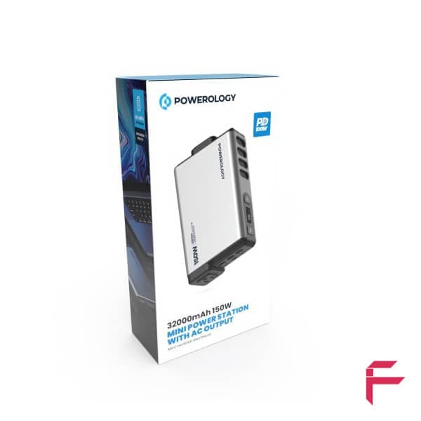 پاور استیشن 150 وات پاورولوژیPOWERLOGOY مدل Mini Power Station 150W PPBCHA31 — تصویر ۴