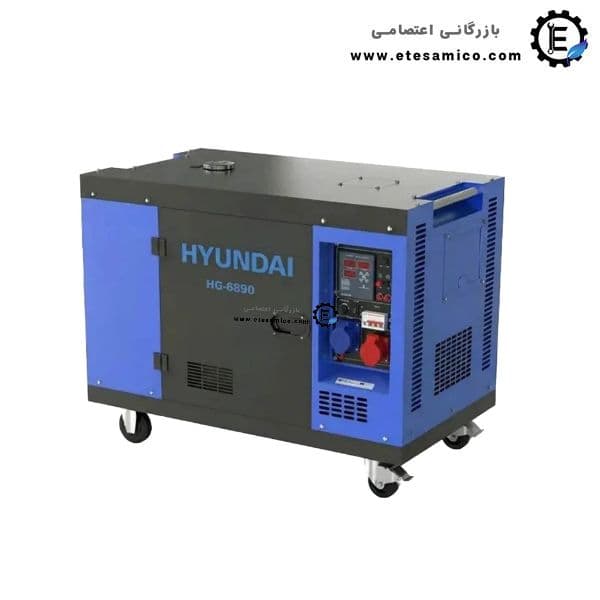 موتور برق سایلنت دیزلی هیوندای 9 کیلووات مدل HG-6890