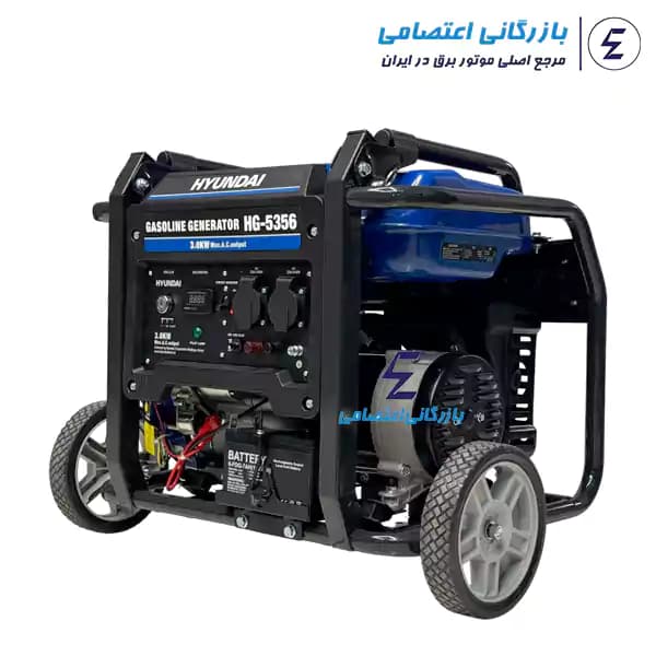 موتور برق بنزینی هیوندای 3 کیلووات مدل HG-5356