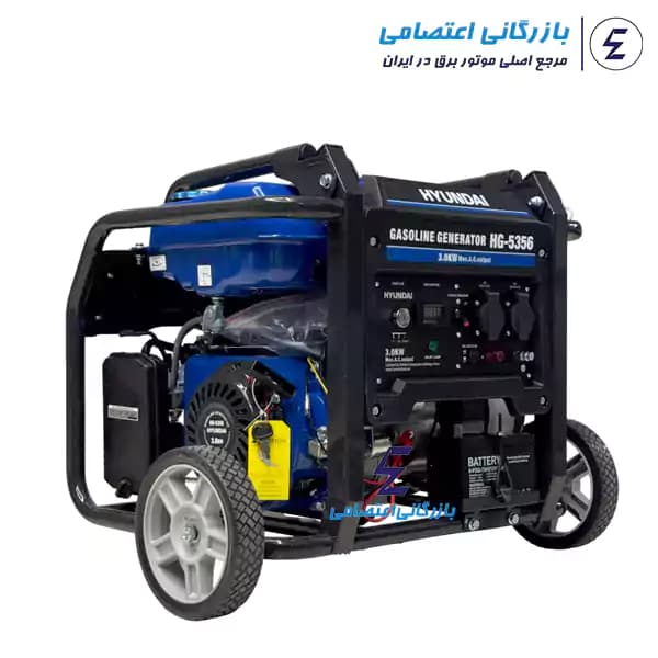 موتور برق بنزینی هیوندای 3 کیلووات مدل HG-5356 — تصویر ۷