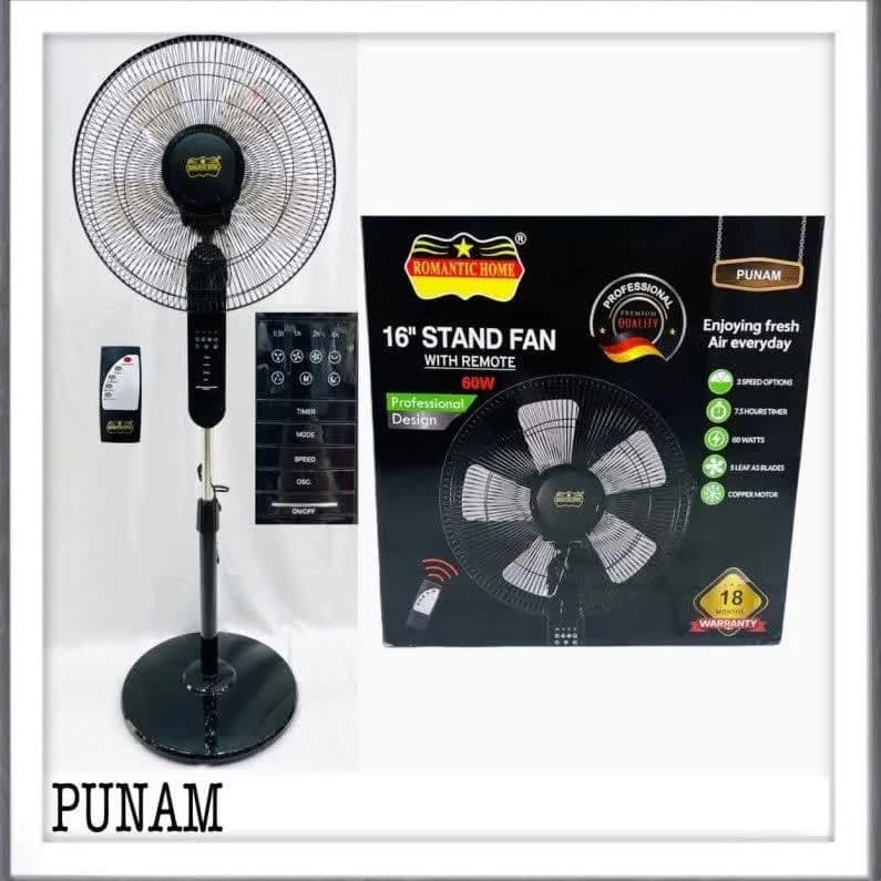 پنکه پایه دار رومانتیک هوم مدل PUNAM — تصویر ۲