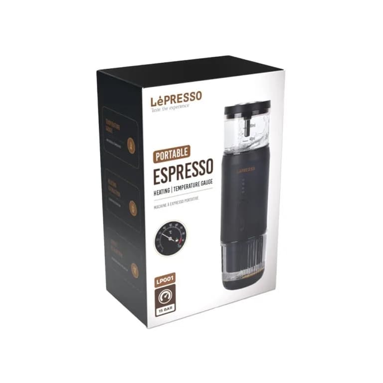 اسپرسو ساز قابل‌ حمل Lepresso – مدل LPCFFM0001 همراه مخصوص سفر — تصویر ۸