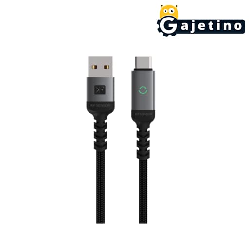 کابل شارژ تایپ سی کی اف سنیور مدل KF Senior S38 Type-C Cable | گجتینو