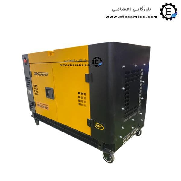موتور برق دیزلی سایلنت سه فاز تک فاز وینکو 18 کیلووات مدل KDE22800s — تصویر ۵