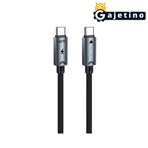 کابل شارژ دو سر تایپ سی کی اف سنیور مدل KF Senior S13 Type-C To Type-C Cable | گجتینو