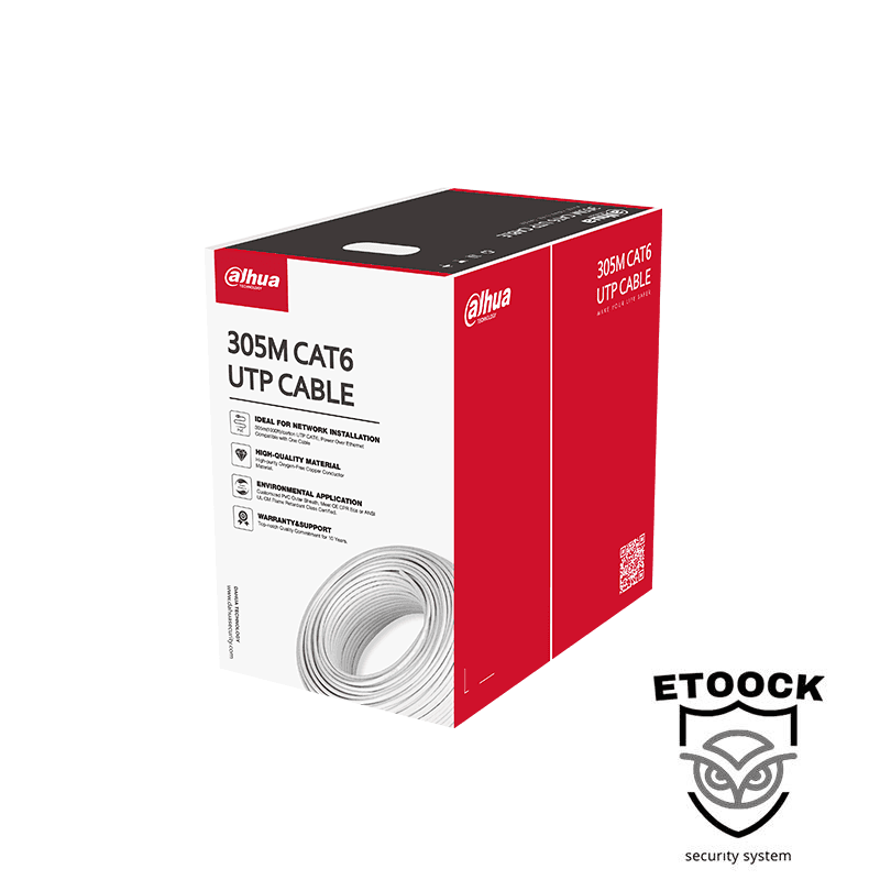 کابل شبکه CAT6 UTP برند Dahua مدل PFM920I-6U-U
