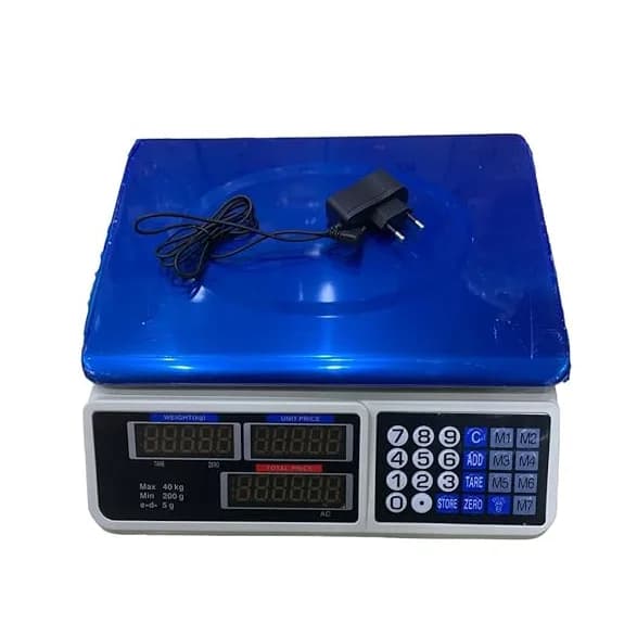 ترازو دیجیتال ۴۰ کیلویی با نمایشگر LED ضد آب و ضربه