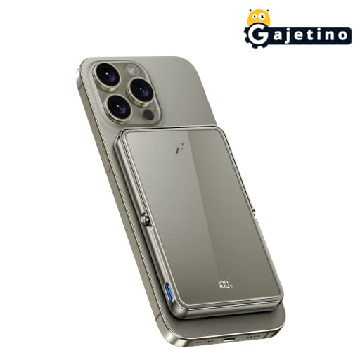 پاوربانک بی سیم کی اف سنیور مدل KF senior PW-580 ظرفیت 5000 میلی آمپر همراه 6 ماه گارانتی تعویض | گجتینو