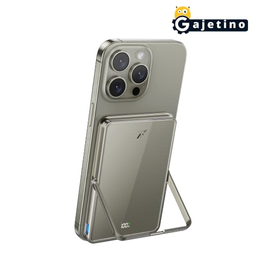 پاوربانک بی سیم کی اف سنیور مدل KF senior PW-580 ظرفیت 5000 میلی آمپر همراه 6 ماه گارانتی تعویض | گجتینو — تصویر ۲