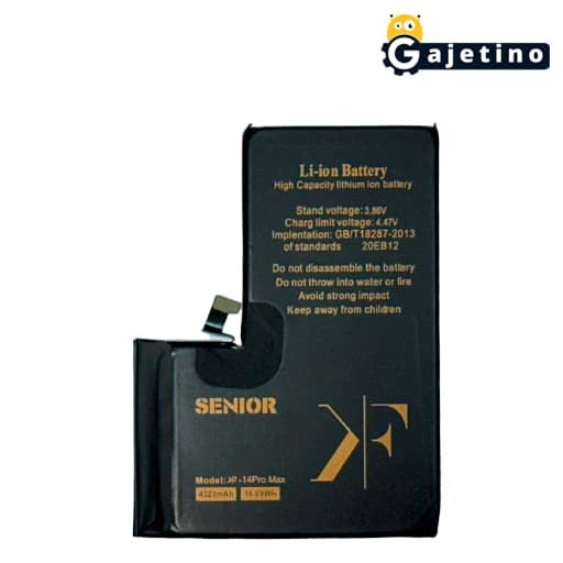 باتری آیفون 14 پرومکس کی اف سنیور KF Senior iPhone 14 Pro Max Battery همراه 6 ماه گارانتی تعویض | گجتینو