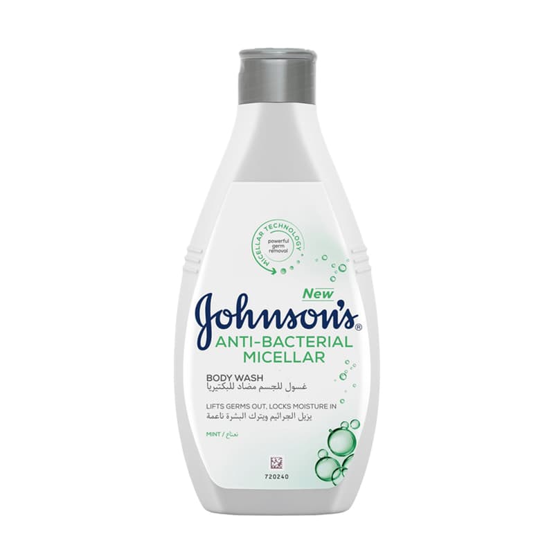 شامپو بدن جانسون Johnson’s سری Antibacterial مدل Mint (نعنا) حجم 400 میلی لیتر