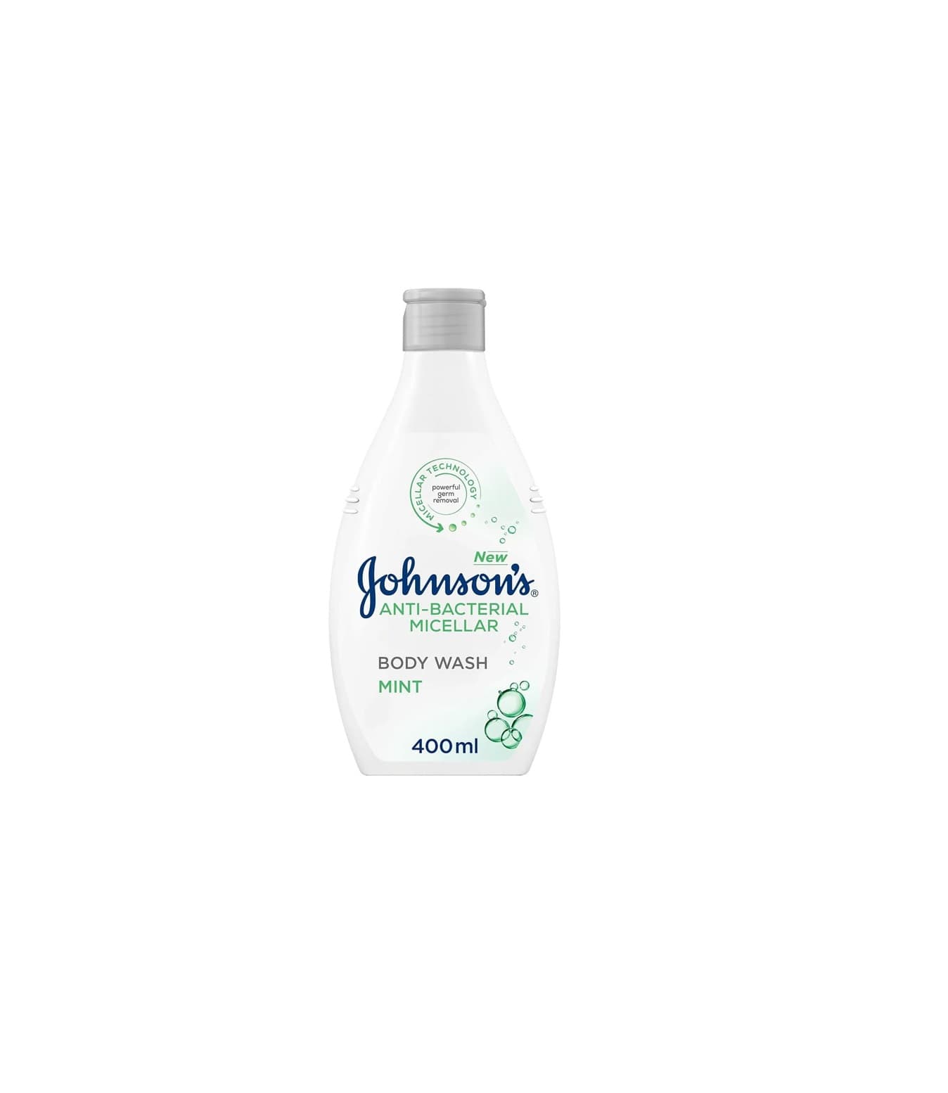 شامپو بدن جانسون Johnson’s سری Antibacterial مدل Mint (نعنا) حجم 400 میلی لیتر — تصویر ۲