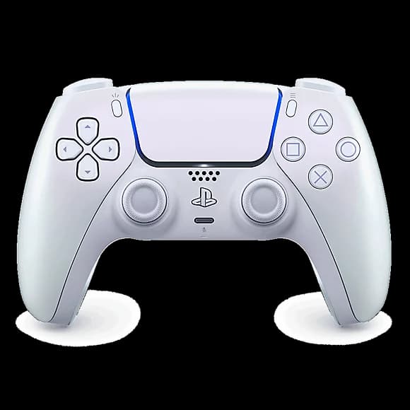 دسته PS5 سفید کروم