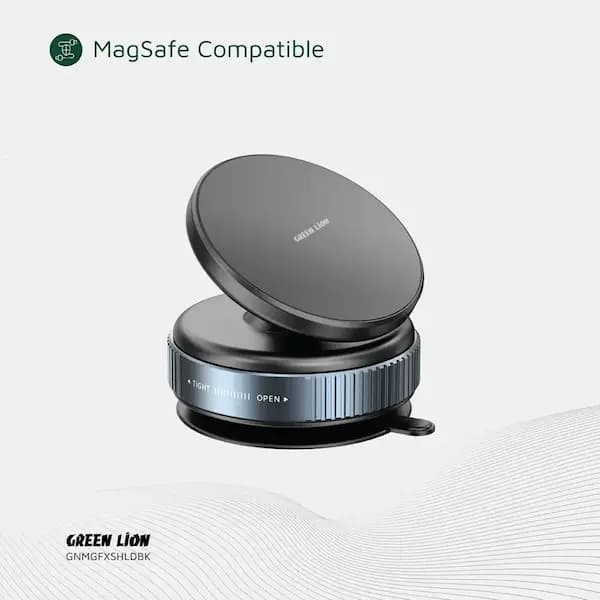 هولدر مکنده گرین لاین Magno Flex – پایه نگهدارنده گوشی با مکش قوی و بازوی منعطف — تصویر ۳