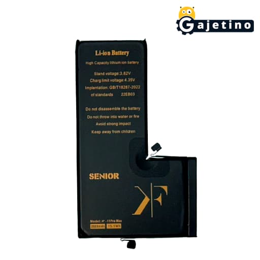 باتری آیفون 11 پرومکس کی اف سنیور KF Senior iPhone 11 Pro Max Battery همراه 6 ماه گارانتی تعویض | گجتینو