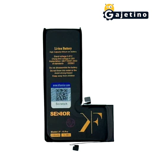 باتری آیفون 11 پرو کی اف سنیور KF Senior iPhone 11 Pro Battery همراه 6 ماه گارانتی تعویض | گجتینو — تصویر ۲
