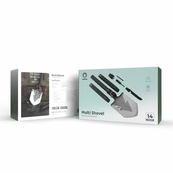 بیل چندکاره گرین لاین مدل Multi Shovel – ابزار کمپینگ و نجات همه‌کاره — تصویر ۲