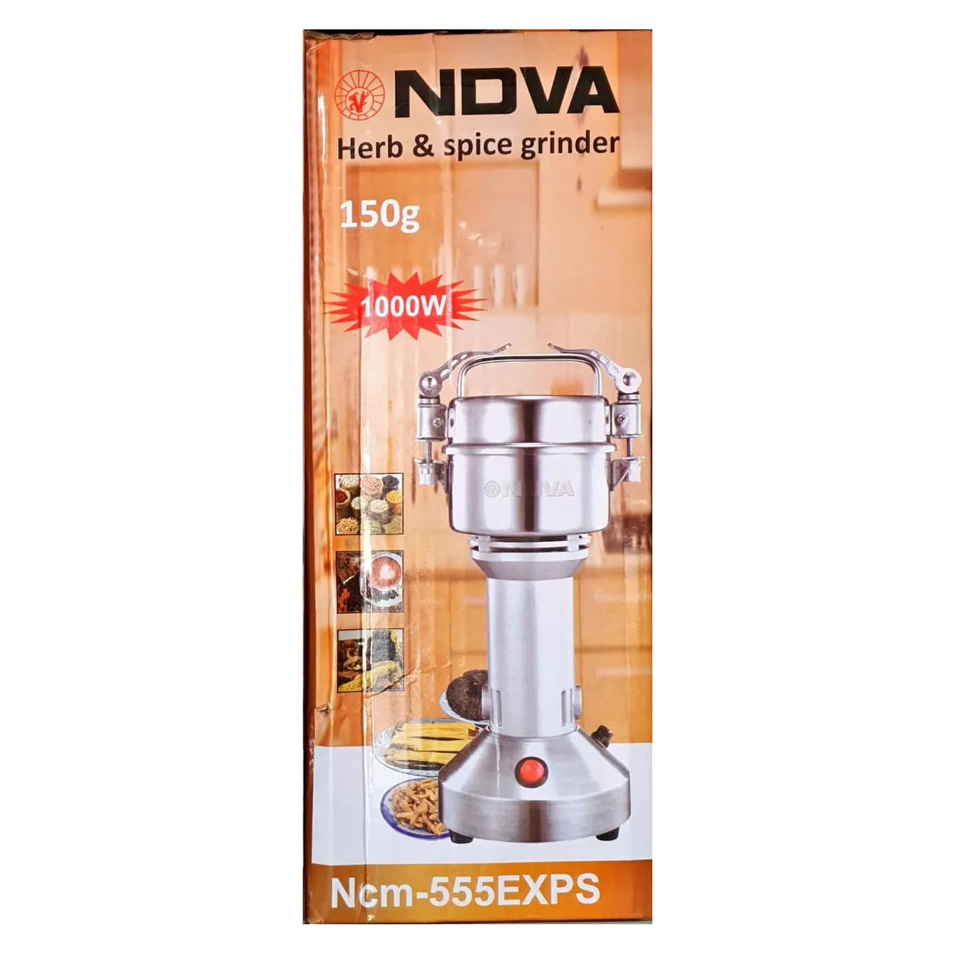 آسیاب نیمه صنعتی 150 گرمی ندوا مدل NCM-555EXPS — تصویر ۴