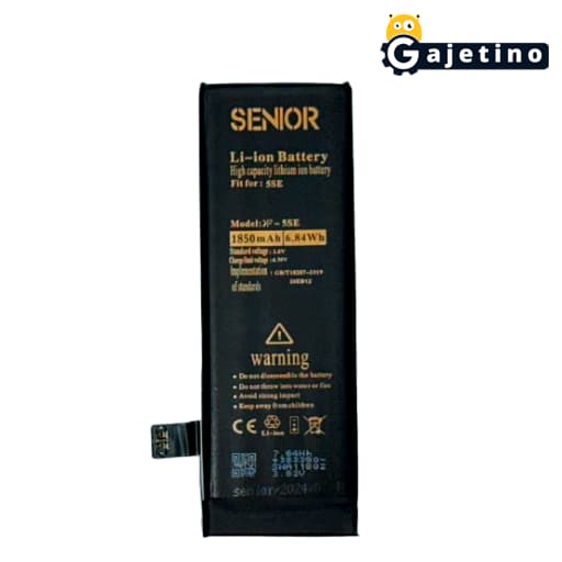 باتری آیفون 5SE کی اف سنیور KF Senior iPhone 5SE Battery با 6 ماه گارانتی تعویض | گجتینو — تصویر ۳