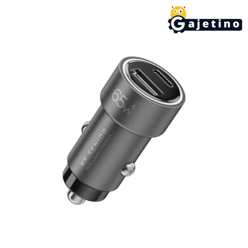 شارژر فندکی 65 وات کی اف سنیور مدل KF Senior CH-161 | گجتینو