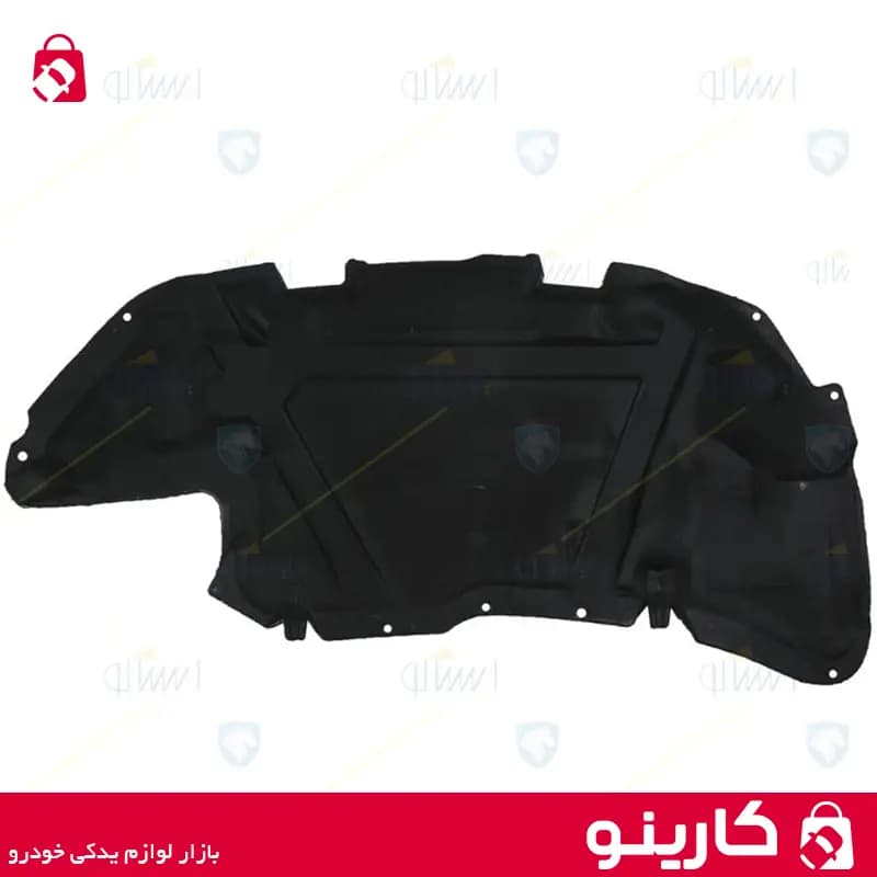 عایق حرارتی سینی محافظ زیر باک بنزین پژو 405 آلومینیومی ایساکو 1140123799