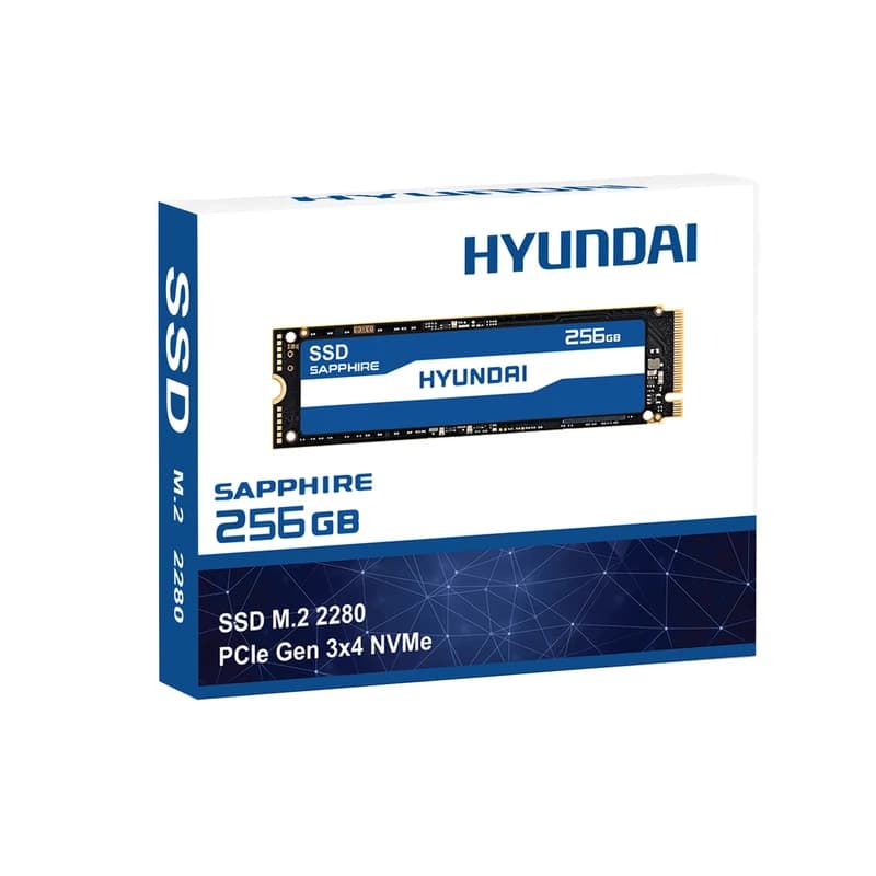 هارد SSD اینترنال هیوندای مدل SAPPHIRE M.2 NVMe ظرفیت 256 گیگابایت — تصویر ۳
