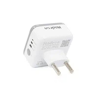 تبدیل ۳ به ۲ تایمردار برق هادرون مدل P102 | HADRON P102 Timer Power Adapter