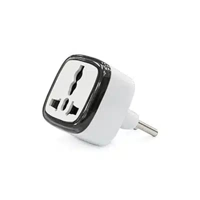 تبدیل ۳ به ۲ برق هادرون مدل A10E | HADRON A10E Power Plug Adapter — تصویر ۲