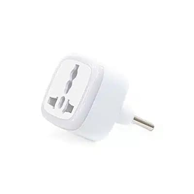 تبدیل ۳ به ۲ برق هادرون مدل A10 | HADRON A10 Power Plug Adapter