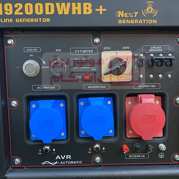 موتور برق سه فاز تک فاز وینکو 14 کیلووات مدل +R19200DWHB — تصویر ۶