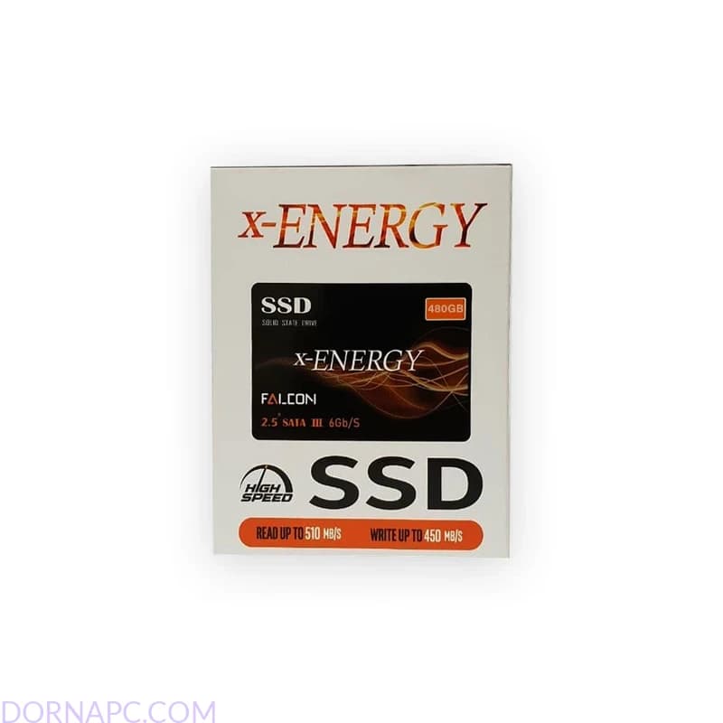 هارد SSD اینترنال ایکس انرژی X-ENERGY FALCON 480GB SATA III | سرعت بالا و دوام عالی — تصویر ۴