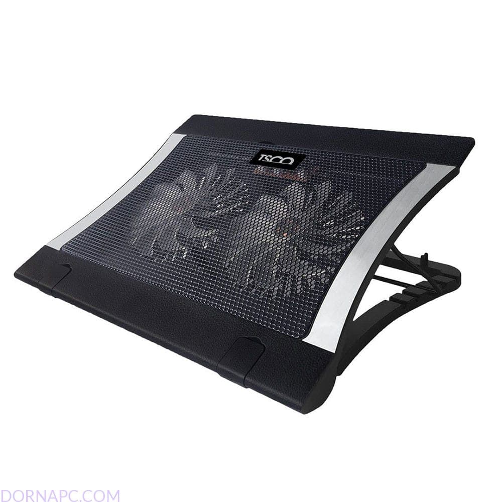 فن خنک کننده لپ تاپ تسکو مدل TSCO TCLP 3101 | کول پد دو فن با LED مناسب لپ تاپ 10 تا 15.6 اینچ — تصویر ۵