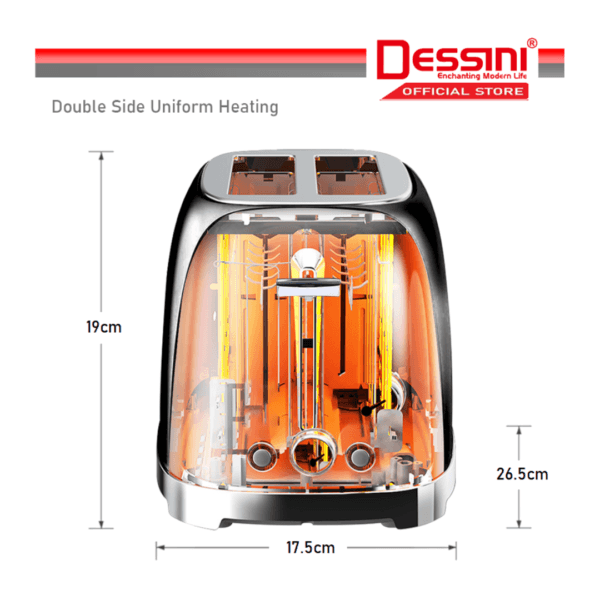 توستر دسینی مدل Dessini DS-3511 — تصویر ۴