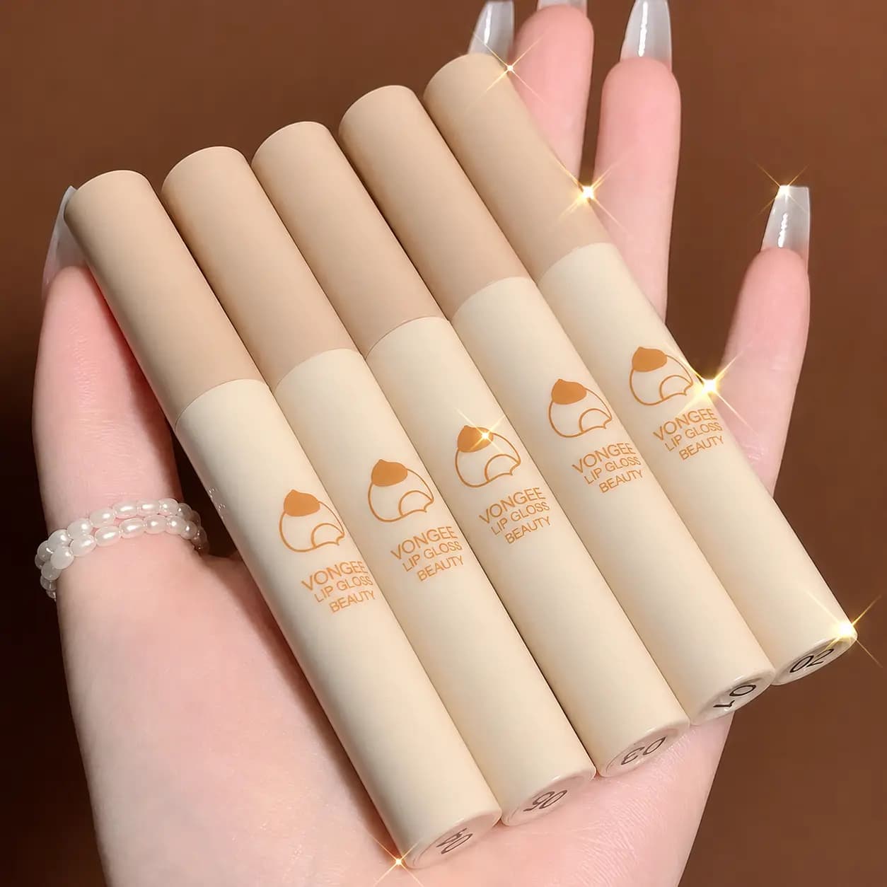پک رژ لب مخملی Von Gee بسته 5 عددی — تصویر ۳