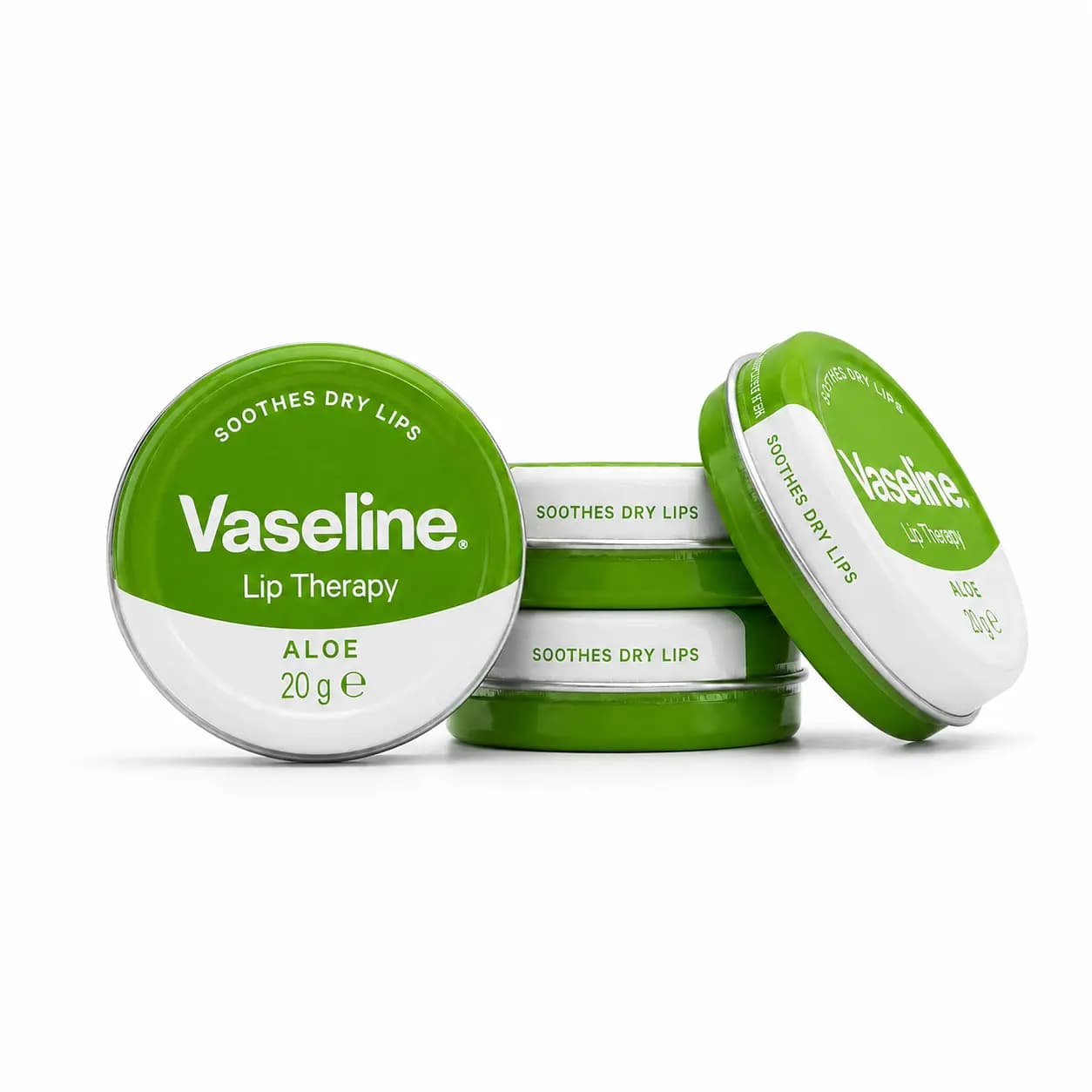 بالم لب آلوئه ورا وازلین Vaseline مدل Aloe وزن ۲۰ گرم — تصویر ۲
