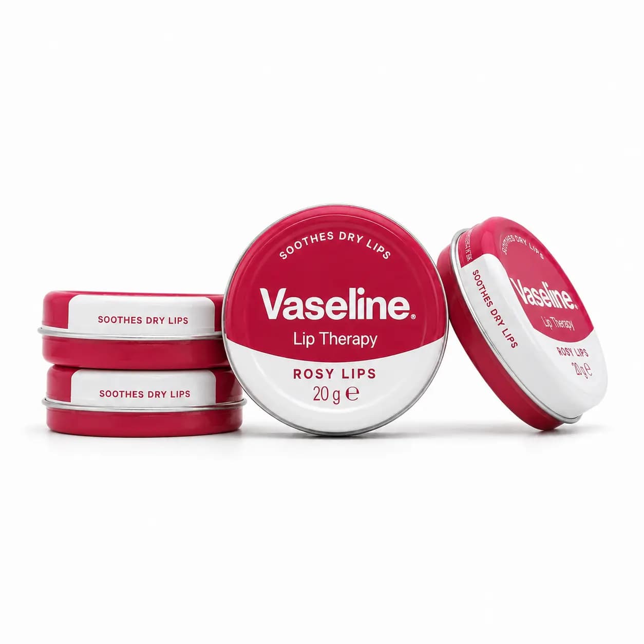 بالم لب گل رز وازلین Vaseline مدل Rose Lips وزن ۲۰ گرم
