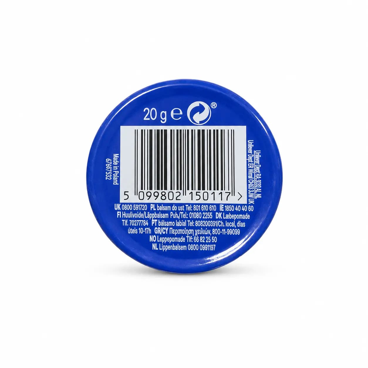 بالم لب اورجینال وازلین Vaseline مدل Original وزن ۲۰ گرم — تصویر ۳