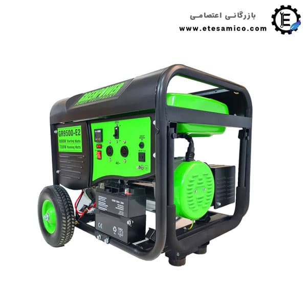 موتور برق استارتی گرین پاور 8500 وات بنزینی GR9500-E2 — تصویر ۷