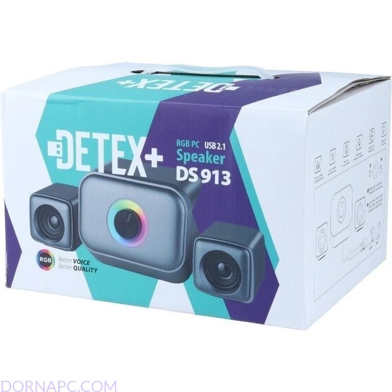 اسپیکر دسکتاپ دتکس پلاس مدل DS-913 — تصویر ۲