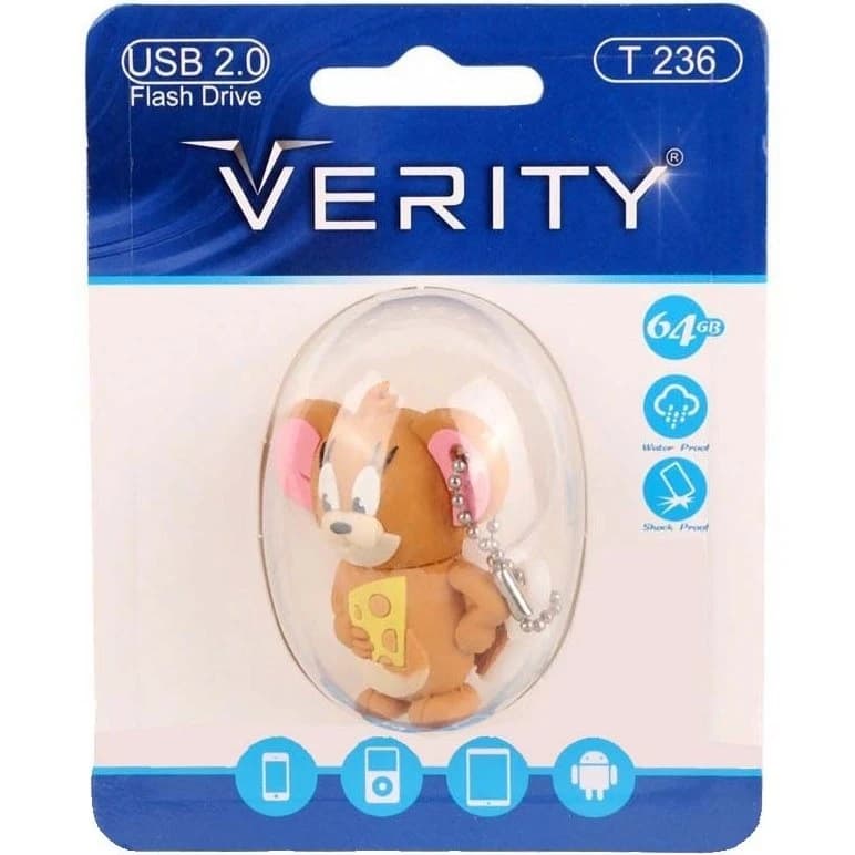 فلش مموری وریتی مدل T236 ظرفیت 64 گیگابایت با رابط USB 2.0 — تصویر ۲
