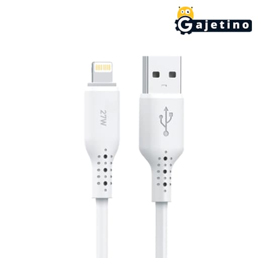 کابل شارژ آیفون کی اف سنیور مدل KF Senior S18-ip Lightning Cable | گجتینو