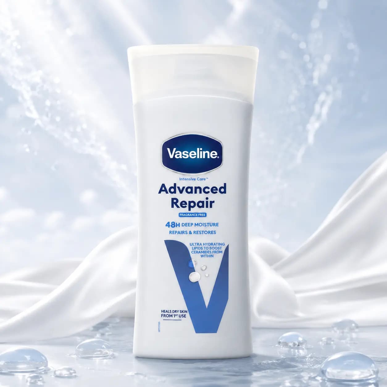 لوسیون بدن وازلین Vaseline مدل Advanced Repair حجم ۲۰۰ میل — تصویر ۴