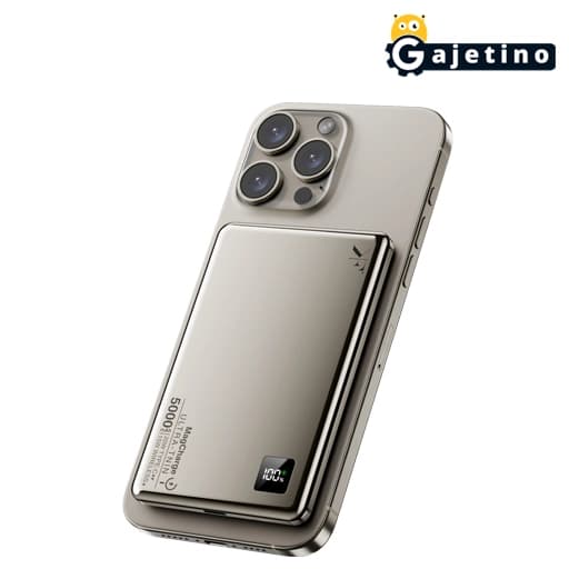 پاوربانک بیسیم کی اف سنیور مدل KF senior PW-555 ظرفیت 5000 میلی آمپر — تصویر ۶