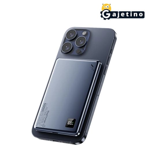 پاوربانک بیسیم کی اف سنیور مدل KF senior PW-555 ظرفیت 5000 میلی آمپر — تصویر ۲