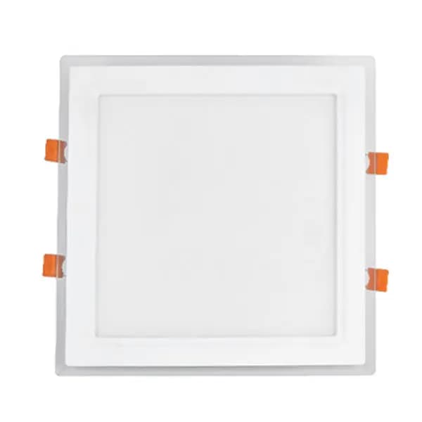 چراغ سقفی توکار مربع 18 وات SMD گلاریس پارس شعاع توس