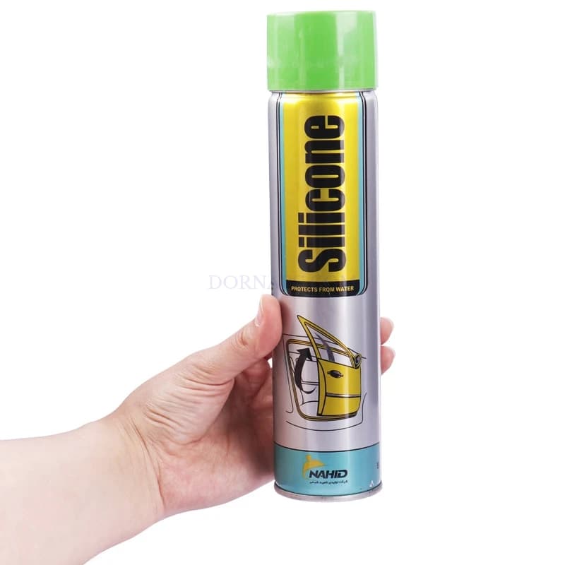 اسپری سیلیکون ناهید Tire Shine 300ml | روان کننده و براق کننده لاستیک — تصویر ۴